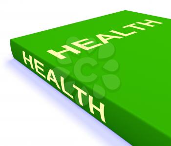 Health Book Showing Books About Healthy Lifestyle
