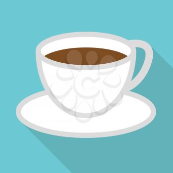 Coffee Cup Icon Showing Mocha Hot And Dark
