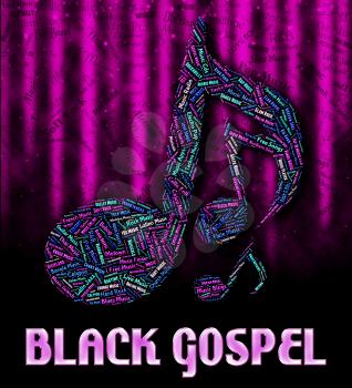 Black Gospel Showing Sound Tracks And Soul