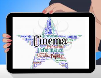 Cinema Star Meaning Picture Show And Media