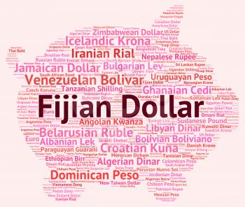 Fijian Dollar Representing Foreign Exchange And Banknotes