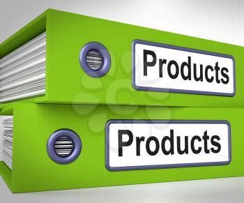 Products Folders Meaning Goods And Merchandise For Sale