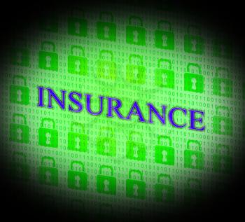 Online Insurance Showing World Wide Web And Website
