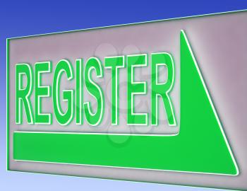 Register Sign Button Shows Website Registration Or Members