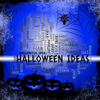 Halloween Ideas Indicating Trick Or Treat And Considerations Thoughts