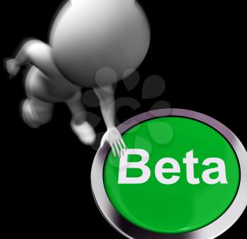 Beta Pressed Showing Software Testing And Development