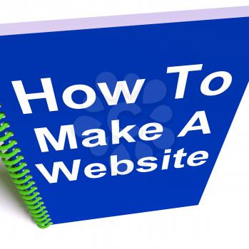 How to Make a Website on Notebook Showing Online Strategy