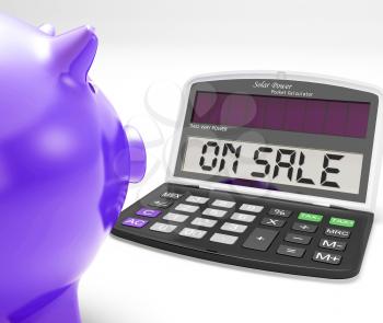 On Sale Calculator Showing Price Cut And Saving