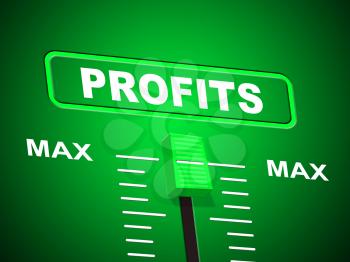 Profits Max Representing Upper Limit And Revenue