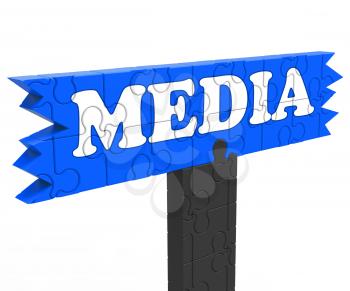 Media Means TV, Radio, Web To Reach An Audience