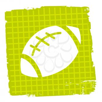 Rugby Ball Indicating Icons Symbols And Playing