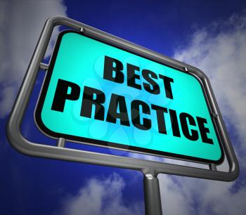 Best Practice Signpost Indicating Better and Efficient Procedures