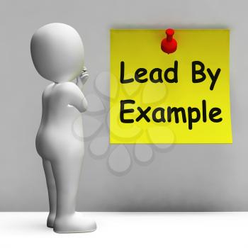 Lead By Example Note Meaning Mentor And Inspire