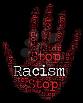 Stop Racism Showing Anti Semitism And Stopping