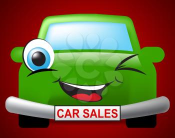 Car Sales Representing Vehicles Auto And Commerce