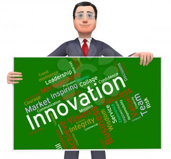 Innovation Words Representing Creative Conception And Innovates 