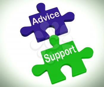 Advice Support Puzzle Meaning Help Assistance And FAQ