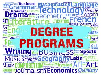 Degree Programs Showing Courses Master's And Education