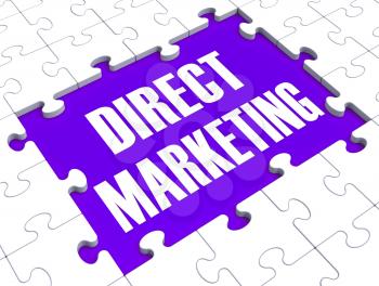 Direct Marketing Shows Targeting Clients And Personalized Sales