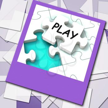 Play Photo Showing Recreation And Games On Internet