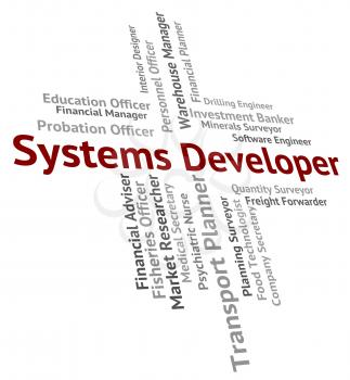 Systems Developer Showing Career Designer And Develops