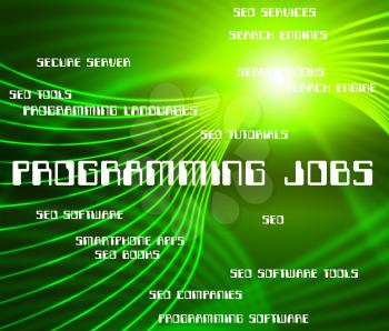 Programming Jobs Indicating Software Development And Employment