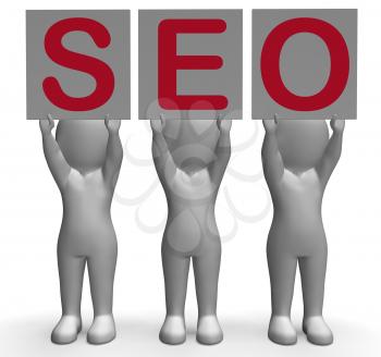 SEO Banners Meaning Optimized Web Search And Development