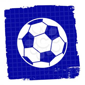 Football Icon Representing Team Symbol And Icons
