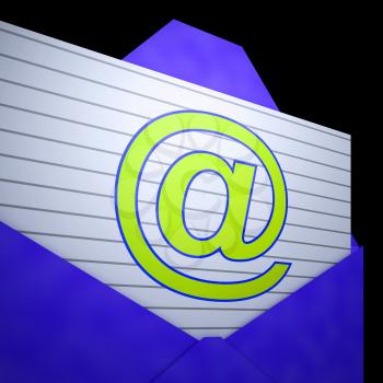 At Envelope Showing Online Mailing Inbox Support