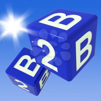 B2B Dice Flying Shows Marketing And Commerce
