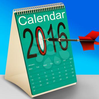 2016 Schedule Calendar Meaning Future Business Annual Targets