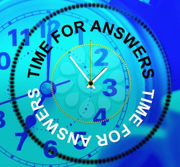 Time For Answers Representing Knowhow Help And Info