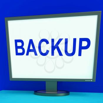 Backup Screen Showing Archiving Back Up And Storage