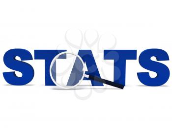Stats Word Showing Statistics Report Reports Or Analysis