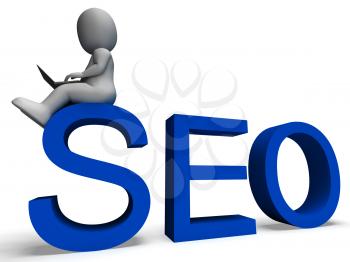 Seo Showing Search Engine Optimization For Website