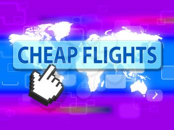 Cheap Flights Meaning Low Cost And Fly