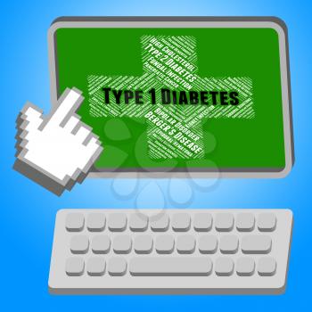 Diabetes Illness Showing Urine Glucose And Afflictions