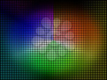 Color Wheel Background Showing Coloring Shade And Pigment
