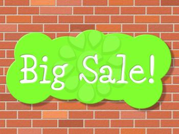 Big Sale Meaning Cheap Savings And Reduction