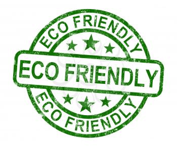 Eco Friendly Stamp As Symbol For  Recycling Or Nature