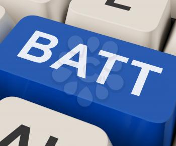 Batt Keys Showing Battery Or Batteries Recharge
