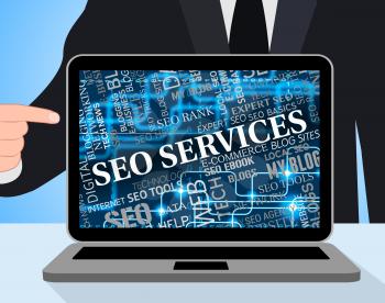 Seo Services Showing Web Site And Websites