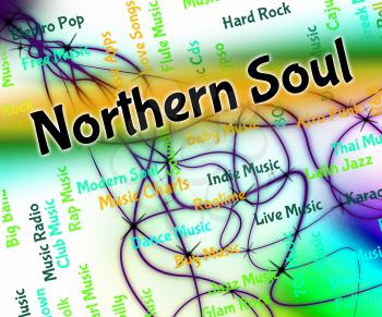 Northern Soul Indicating Sound Track And Harmonies