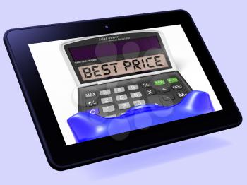 Best Price Calculator Tablet Meaning Bargains Discounts And Savings