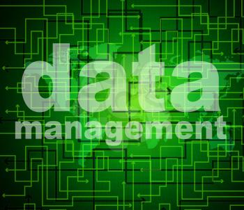 Data Management Showing Business Executive And Boss