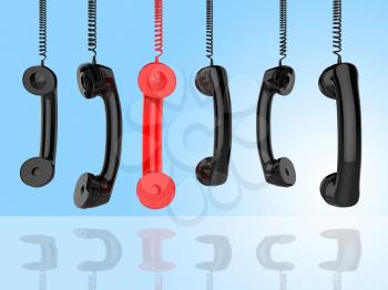 Phone Call Representing Contact Us And Helpdesk