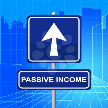 Passive Income Meaning Residual Arrows And Arrow