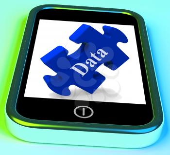 Data Smartphone Meaning Storing Or Mining Information