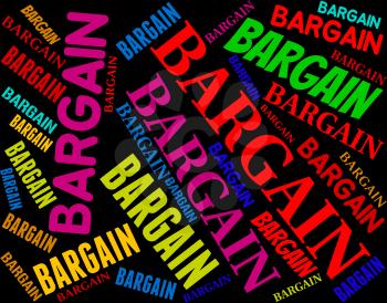 Bargain Word Meaning Bargains Text And Promotion