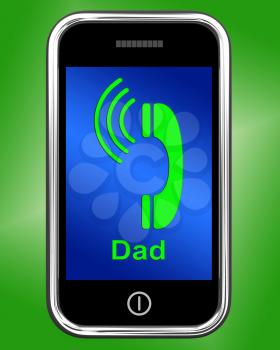 Call Dad On Phone Meaning Talk To Father